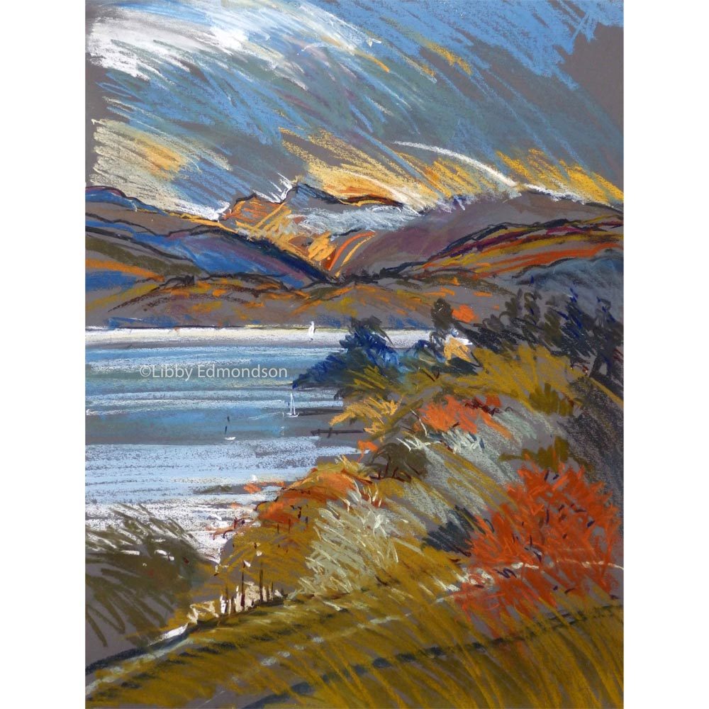 Libby Edmondson ‘The Langdales from Miller Howe’ 2013 Limited Edition Print