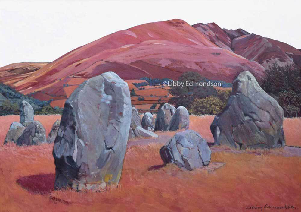 Libby Edmondson ‘Castlerigg and Blencathra ii ‘ 2018 Limited Edition Print