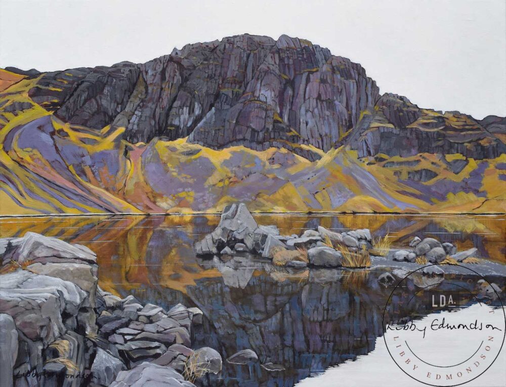 Libby Edmondson ‘Pavey Ark, Reflections.’ Limited Edition Print