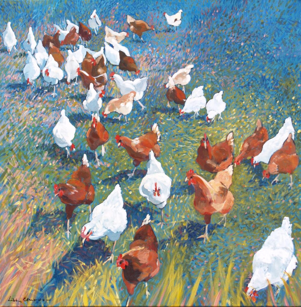 Libby Edmondson ‘Low Sizergh Hens V’ Limited Edition Print