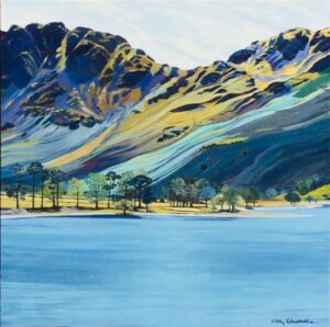 Libby Edmondson Greeting Cards 'Buttermere ii'. Pack of 6