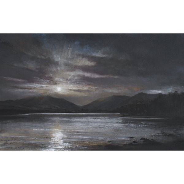 Dancing in Timelessness (Moonlight) – Helm Crag from Grasmere, Cumbria, Signed Limited Edition Print by Daniel Cooper