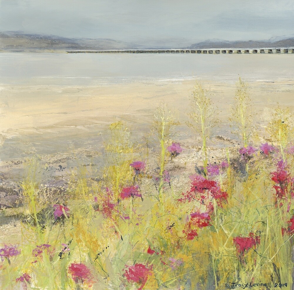 Tracy Levine ‘Pinks, Arnside Bay’. Limited Edition Print