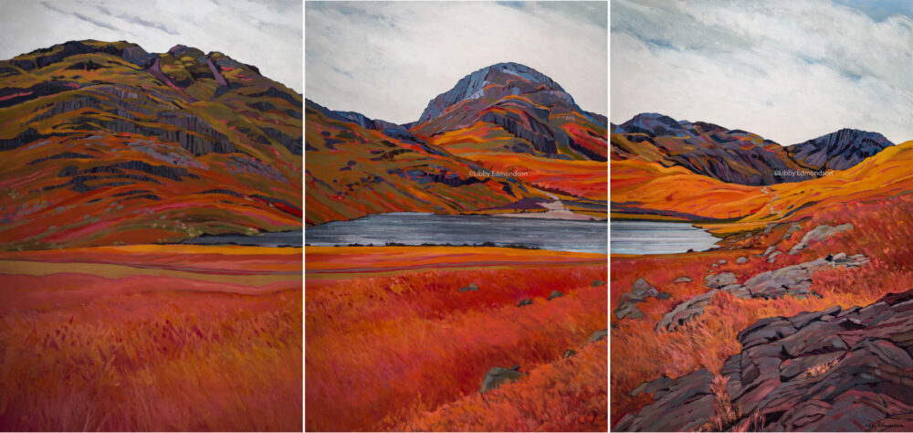 Libby Edmondson ‘Styhead’ Limited Edition Print, Triptych