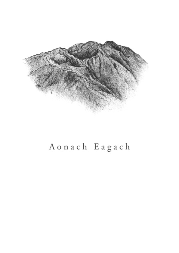 ‘Aonach Eagach’ Print by Feather and Wild