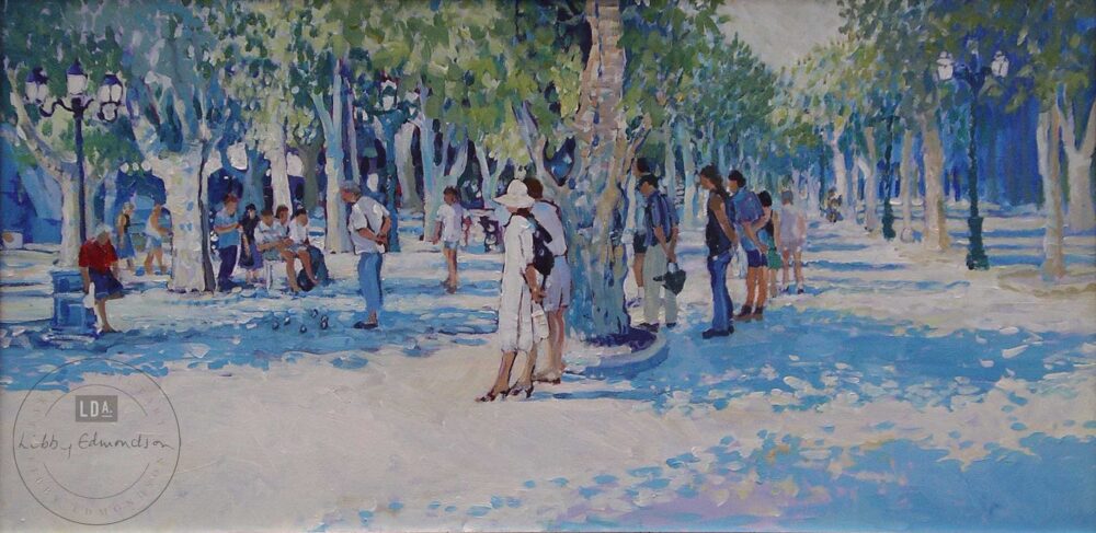 Libby Edmondson ‘ Boules in the shade ‘ Limited Edition Print