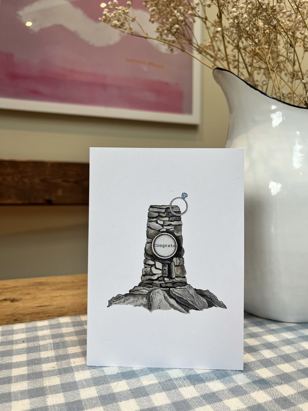 Peak Occasions - Congratulations A6 Greetings Cards by Beth Tidmarsh ( Beth Draws Buildings ) pack of 10 - Image 2